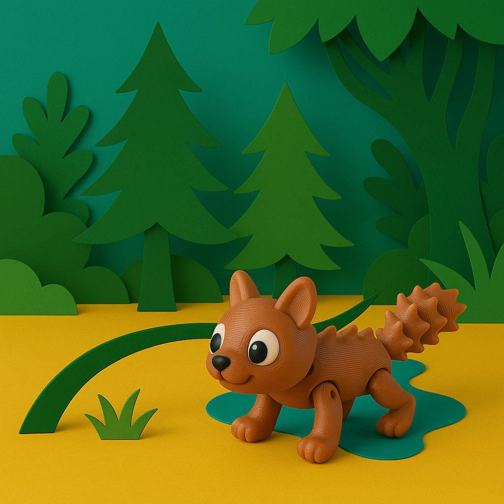 Squeaky the Sassy Squirrel - Wild Wonders ๐ฟ๏ธ