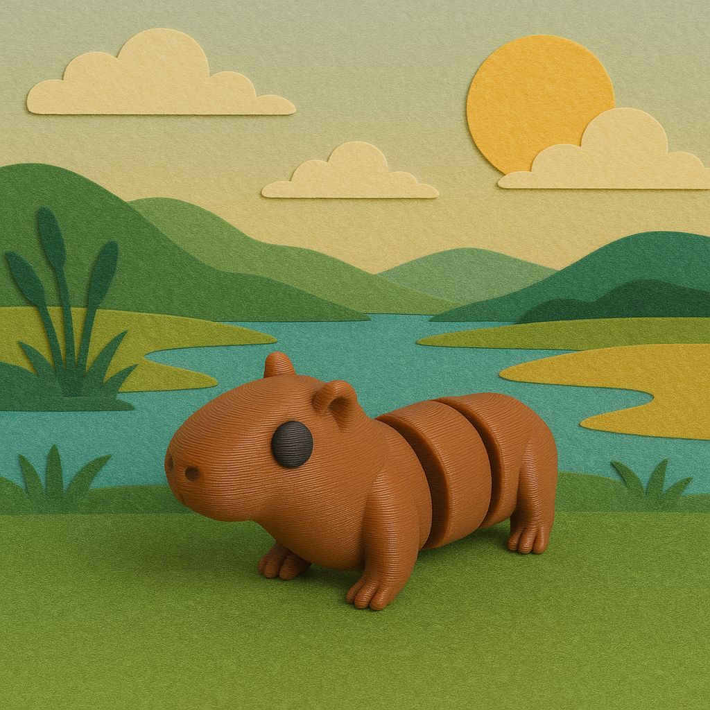 Cappy the Chill Capybara - Wild Wonders 🦫
