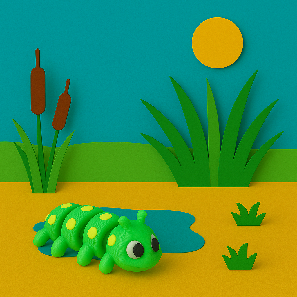 Cali the Curious Caterpillar - Buzzy Bugs 🐛