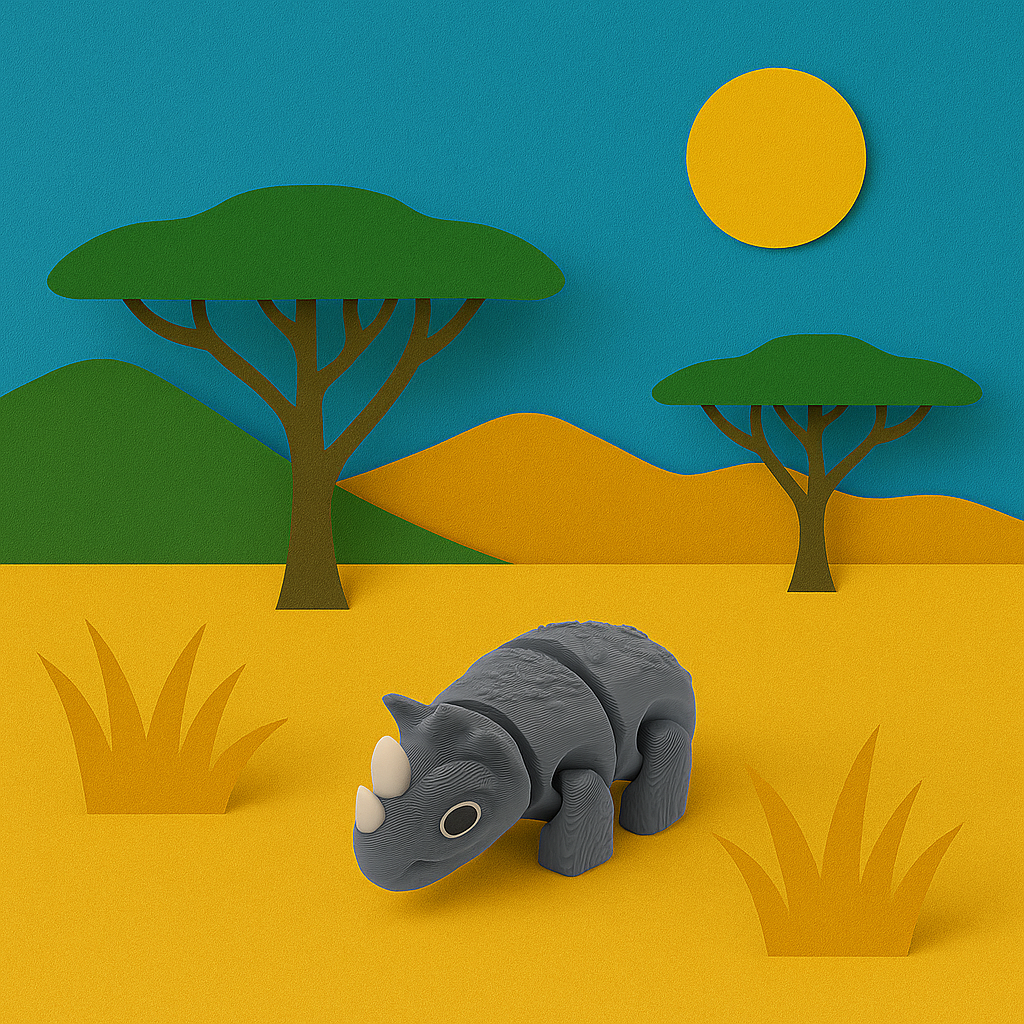 Rolo the Rowdy Rhino - Wild Wonders 🦏